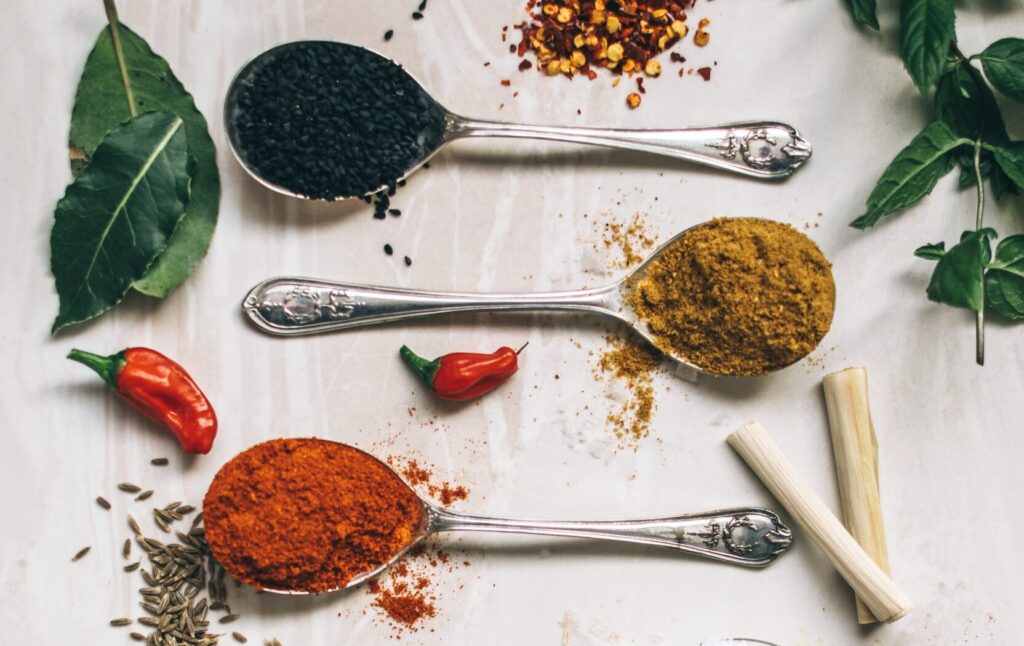 Salt, spices