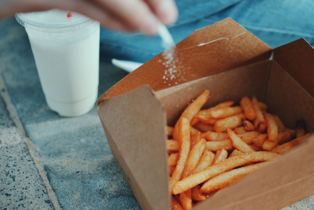 Salted fries