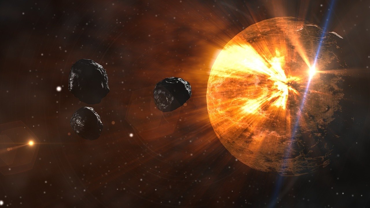 Space Rocks Bounced Early Earth Towards Venus