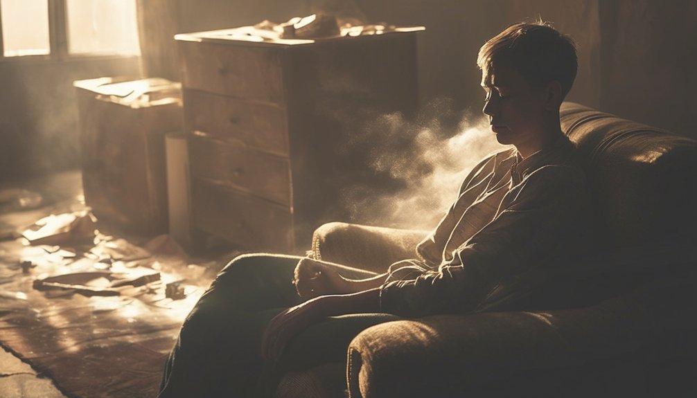 sitting induced breathing difficulties